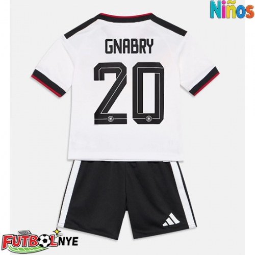 Camiseta Alemania Serge Gnabry #20 Primera Equipación para niños Mundial 2026 manga corta (+ pantalones cortos)